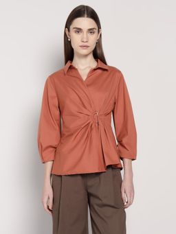 Cover Story - Rust Solid Shirt