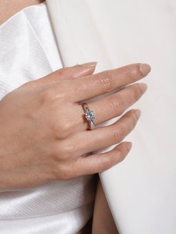 Joker and Witch - Joker & Witch Rora Square Cut Silver Ring