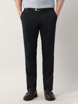 Arrow - Men Blue Tailored Fit Checked Trouser