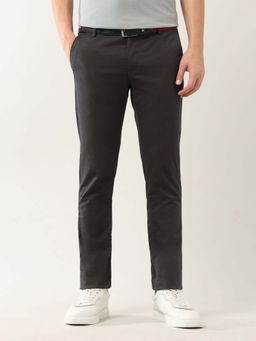 Arrow Sports - Men Grey Twill Slim Fit Trouser