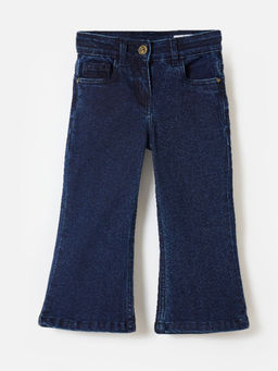 Blue Giraffe - Girls Blue Bootcut Jeans