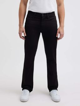 Pepe Jeans - Men Black Mid Rise Straight Gymindigo Jeans