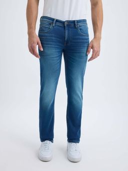 Pepe Jeans - Men Blue Mid Rise Slim Gymindigo Jeans