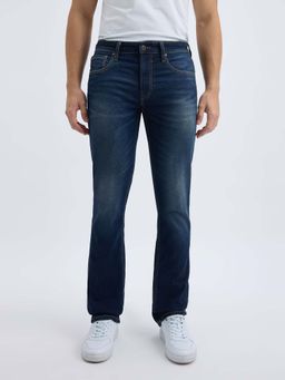 Pepe Jeans - Men Blue Straight Fit Mid Rise Jeans