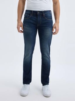 Pepe Jeans - Men Blue Slim Fit Mid Rise Jeans