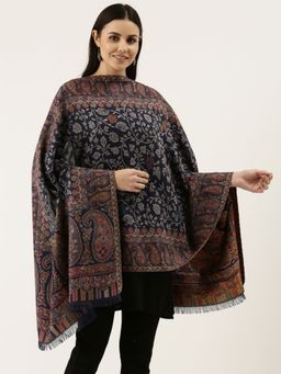 Pashmoda - Women Blue Kaani Woollen Stole
