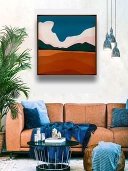 The Art House - Abstract Painting Multicolor (30X30 Inches)