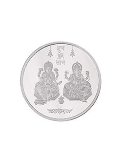 Kundan - 5 gm 999.9 Lakshmi Ganesh Silver Precious Coin