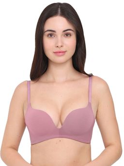 Wacoal - Womens Dreamy Curve Padded Non-wired 3/4th Cup Wear Push-up Bra - Pink