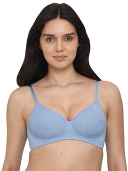 Wacoal - Womens Cool Comfort Padded Non-wired 3/4th Cup Wear Blend T-shirt Bra - Blue