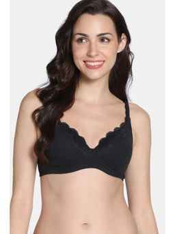 Zivame - Padded Non Wired Medium Coverage T-Shirt Bra - Tap shoe