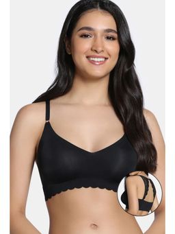 Zivame - Seamless Collective Padded Bralette - Black
