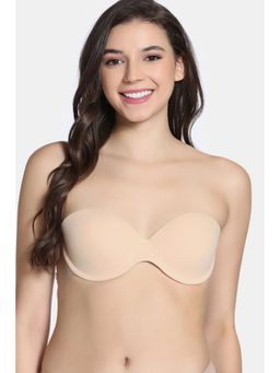 Zivame - Padded Non Wired Low Coverage Stick-On Bra - Skin