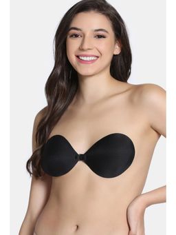 Zivame - Padded Non Wired Low Coverage Stick-On Bra - Black