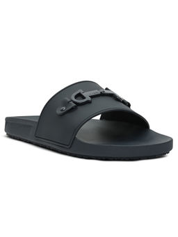 Aldo - Men Navy Blue Single Strap Sliders