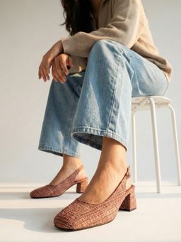 Zori World - Women Brown JANE Block Heels