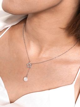 Joker and Witch - Joker & Witch Star Drop Silver Necklace