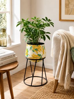Metalsmith - Floral Table Planter With Stand (Standard) (Set of 2)