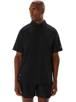 ASICS - Actibreeze Jacquard Polo Black Men's T-Shirt