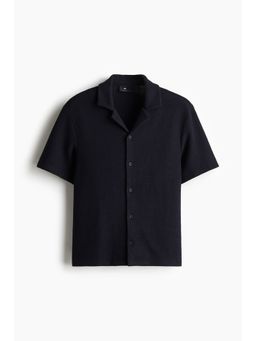 H&M - Men Blue Regular Fit Resort Shirt