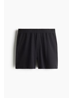 H&M - Men Black Regular Fit Shorts