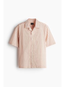 H&M - Men Red Regular Fit Cotton Resort Shirt