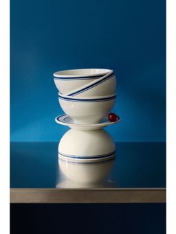 H&M - Blue 2-Pack Small Porcelain Bowls