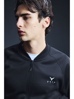 H&M - MOVE Men Black Sports Bomber Jacket With Thermomove