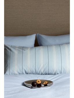 H&M - Blue Cotton Percale Pillowcase