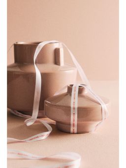 H&M - Pink Small Reactive-Glaze Stoneware Vase