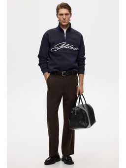 H&M - Men Brown Relaxed Fit Trouser
