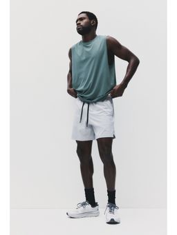 H&M - Men Green Regular Fit Sports Vest Top with Drymove