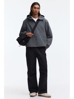 H&M - Men Grey Water-Repellent Nylon Windbreaker