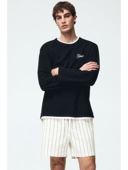 H&M - Men White Regular Fit Shorts