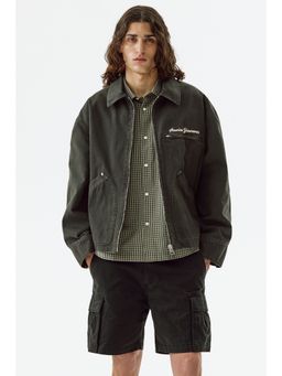 H&M - Men Black Relaxed Fit Cargo Shorts