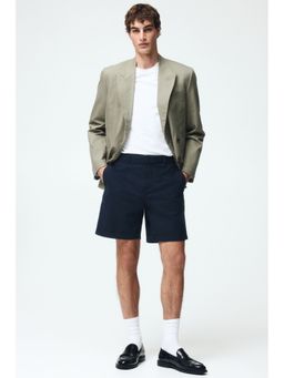 H&M - Men Blue Relaxed Fit Chino Shorts