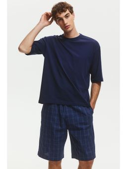 H&M - Men Blue 2-piece cotton loungewear set