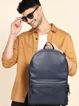 Sassora - Premium Leather Men's 16 Laptop Backpack (L)