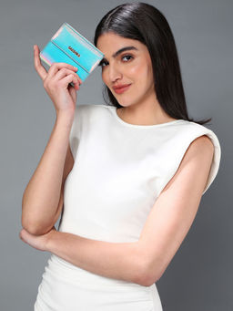 Sassora - Premium Patent Leather S Rfid Ladies Card Pouch Wallet (S)