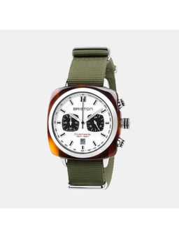 Briston - White Fabric Analog Watch (17142.Sa.Ts.2.Nga) (M)