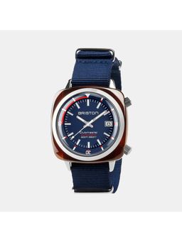 Briston - Navy Blue Fabric Analog Watch (17642.Sa.Td.15.Nnb) (M)