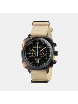 Briston - Black Fabric Analog Watch (18142.Pbam.Tss.5.Nk) (M)