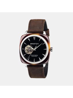 Briston - Black Leather Analog Watch (18740.Sa.Ti.1.Lvc) (M)