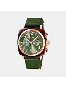 Briston - Olive Fabric Analog Watch (19140.Pra.T.26.Nol) (M)