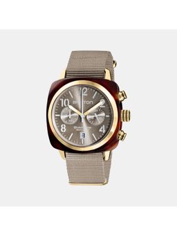 Briston - Taupe Fabric Analog Watch (19140.Pya.T.30.Nt) (M)