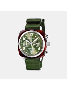 Briston - Olive Fabric Analog Watch (19140.Sa.T.26.Nol) (M)