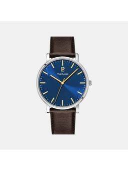 Pierre Lannier - Blue Leather Analog Watch (217G164) (M)