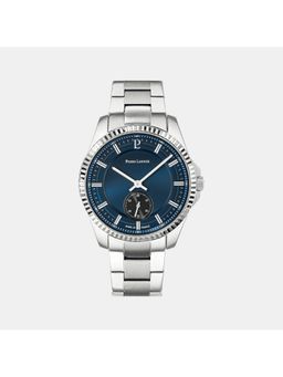 Pierre Lannier - Blue Stainless Steel Analog Watch (246G161) (M)