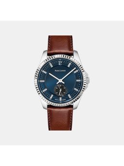Pierre Lannier - Blue Leather Analog Watch (246G164) (M)