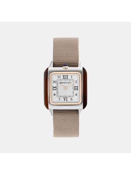 Briston - White Fabric Analog Watch (252030.Pra.T.2.Nt) (M)